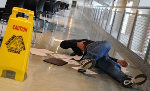 Accident Slip Fall on Wet Floor